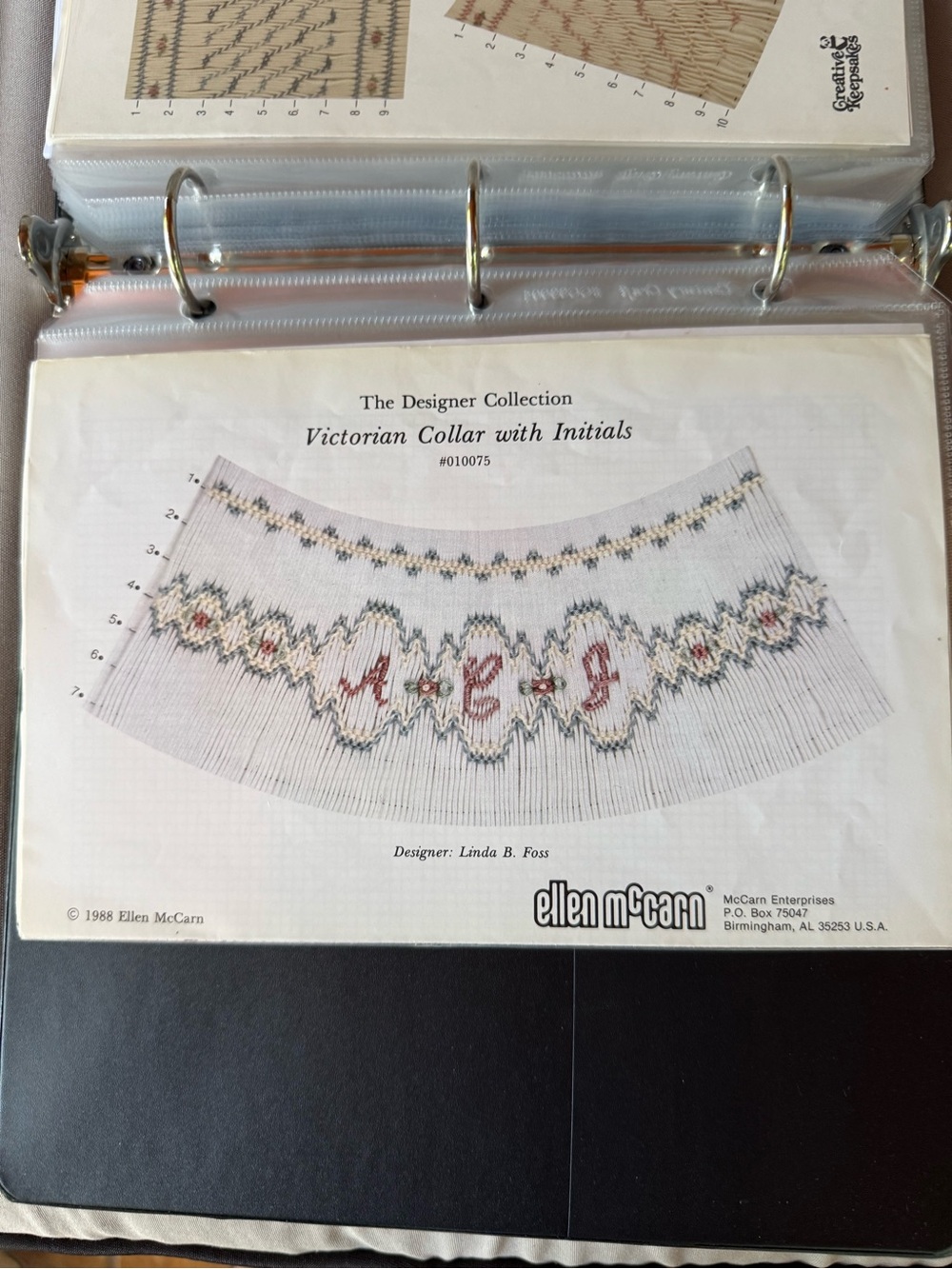 Set of 32 vintage smoking patterns in a book